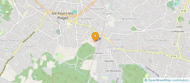 localisation de l'entreprise KAIME FRANCE à SIX-FOURS-LES-PLAGES