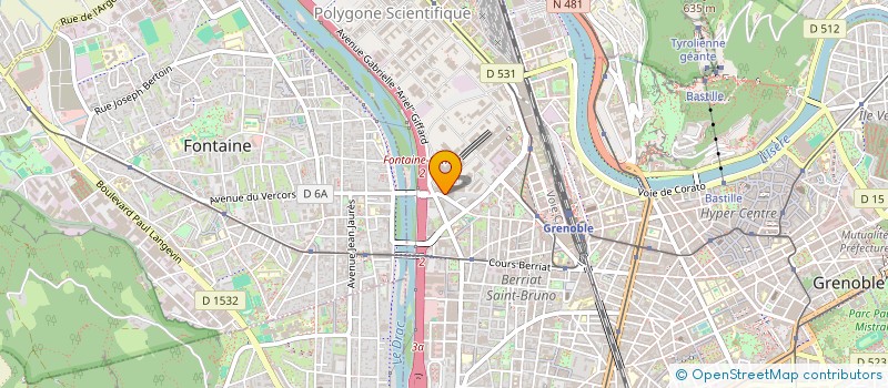 localisation de l'entreprise KAINA à GRENOBLE