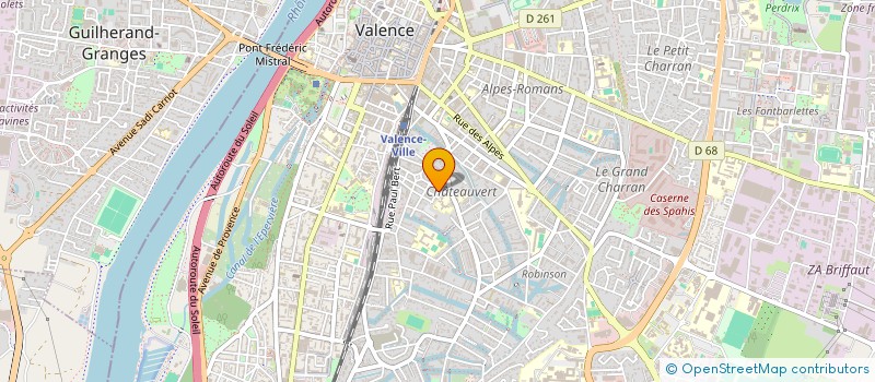 localisation de l'entreprise KAINA à VALENCE