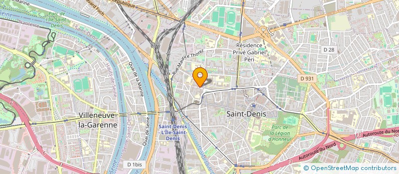 localisation de l'entreprise KAINA à SAINT-DENIS