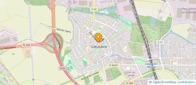 localisation de l'entreprise KAINA-COM  LIEUSAINT