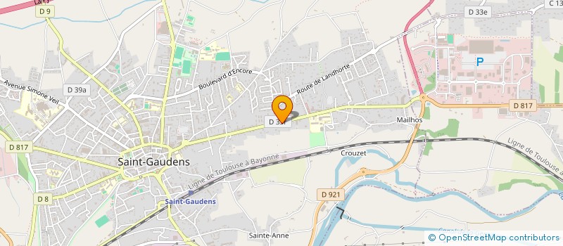 localisation de l'entreprise KAINA FLEURS à SAINT-GAUDENS