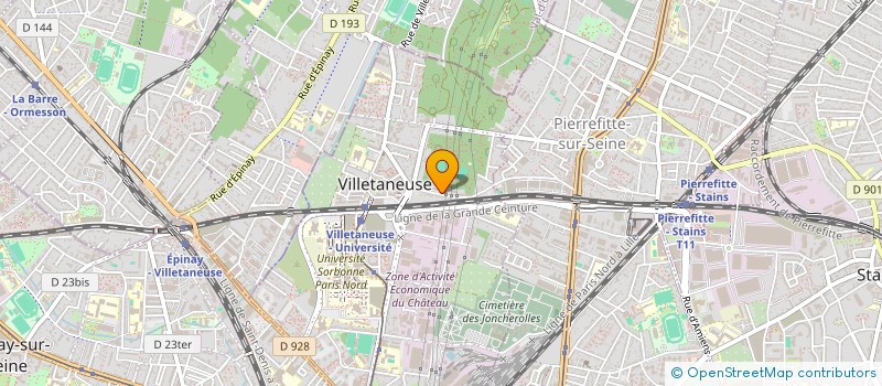 localisation de l'entreprise KAINE PRESTIGE à VILLETANEUSE