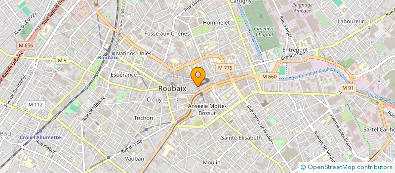 localisation de l'entreprise KAIO à ROUBAIX