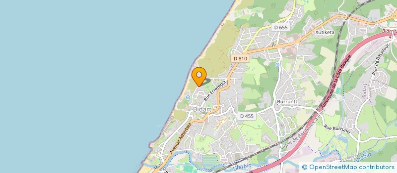 localisation de l'entreprise KAIOA à BIDART