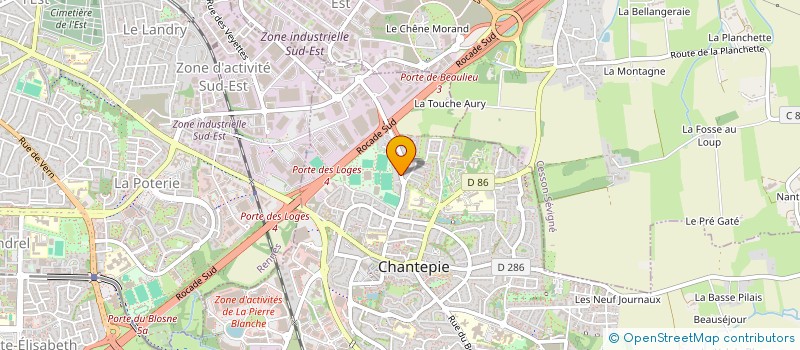 localisation de l'entreprise KAIRIT à CHANTEPIE