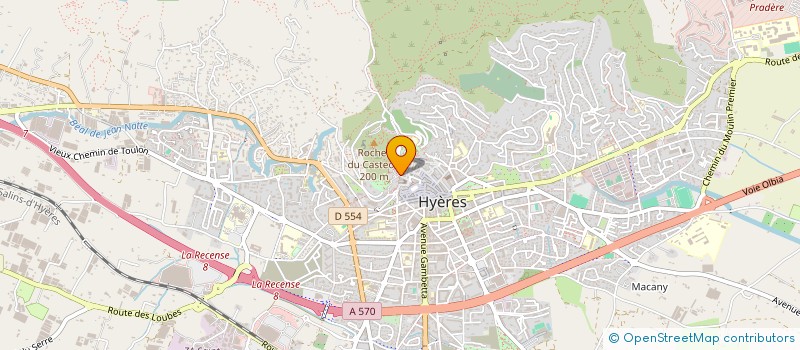 localisation de l'entreprise KAIRNS  HYERES