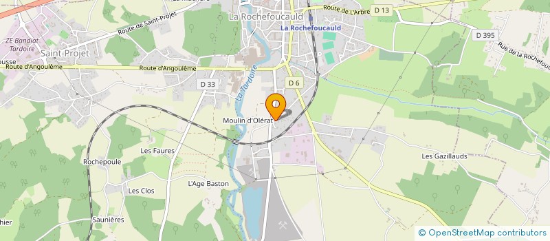 localisation de l'entreprise KAIROS à LA ROCHEFOUCAULD-EN-ANGOUMOIS
