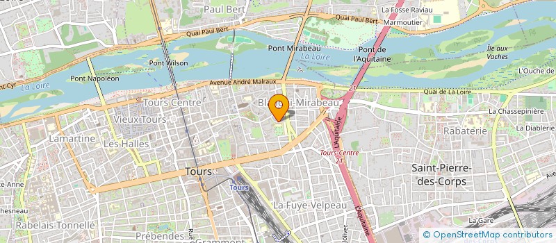 localisation de l'entreprise KAIROS à TOURS