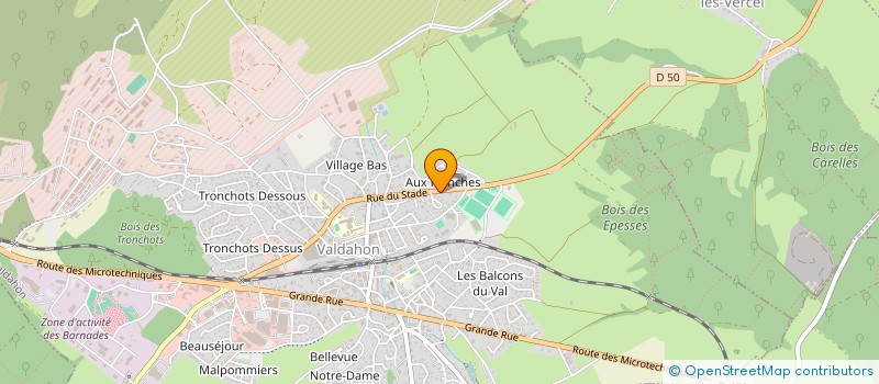 localisation de l'entreprise KAIROS  VALDAHON