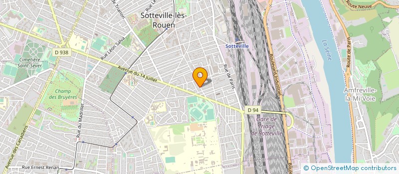 localisation de l'entreprise KAIROS à SOTTEVILLE-LES-ROUEN