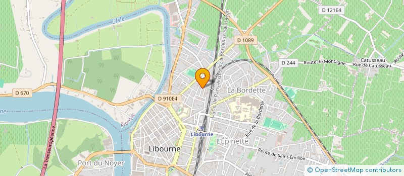 localisation de l'entreprise KAIROS  LIBOURNE