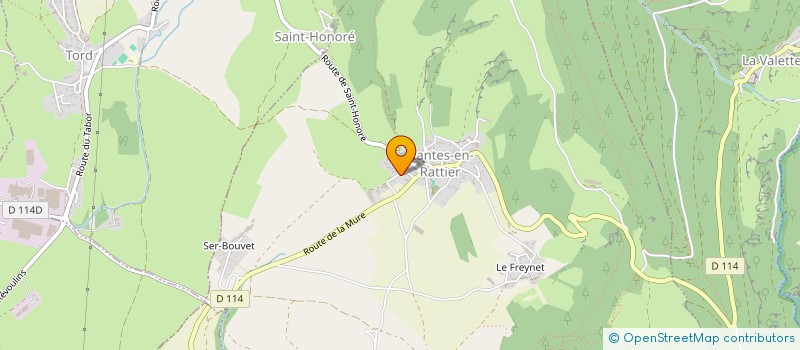 localisation de l'entreprise KAIROS  NANTES-EN-RATIER