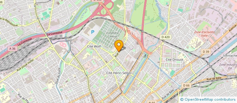 localisation de l'entreprise KAIROS  MULHOUSE