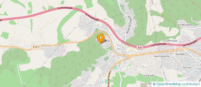 localisation de l'entreprise KAIROS  LE LUC