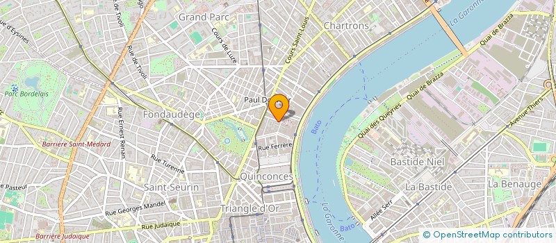 localisation de l'entreprise KAIROS à BORDEAUX