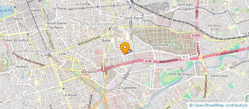 localisation de l'entreprise KAIROS à MARSEILLE