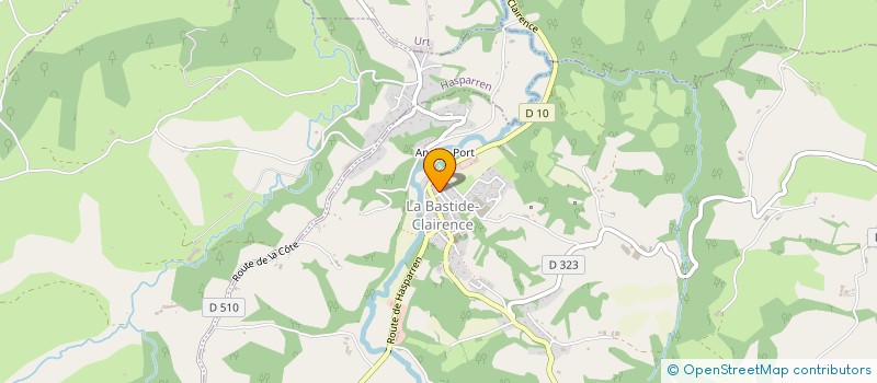 localisation de l'entreprise KAIROS  LA BASTIDE-CLAIRENCE