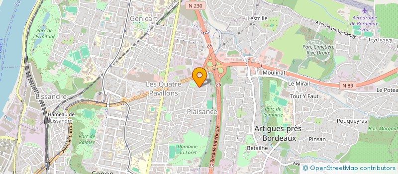 localisation de l'entreprise KAIROS  CENON