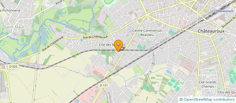 localisation de l'entreprise KAIROS à CHATEAUROUX