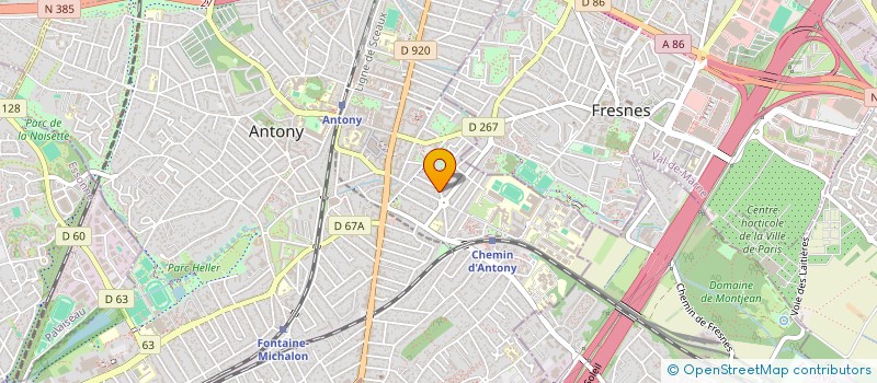 localisation de l'entreprise KAIROS à ANTONY