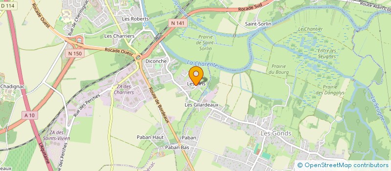 localisation de l'entreprise KAIROS  SAINTES