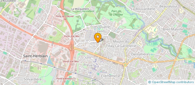 localisation de l'entreprise KAIROS ANCENIS CENTRE  SAINT-HERBLAIN