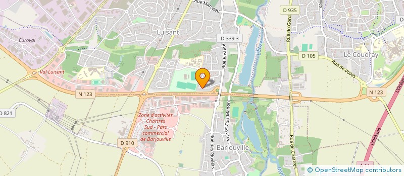 localisation de l'entreprise KAIROS CLUB MMA à LUISANT