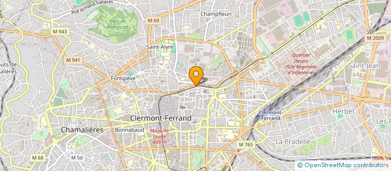 localisation de l'entreprise KAIROS CONCIERGERIE  CLERMONT-FERRAND