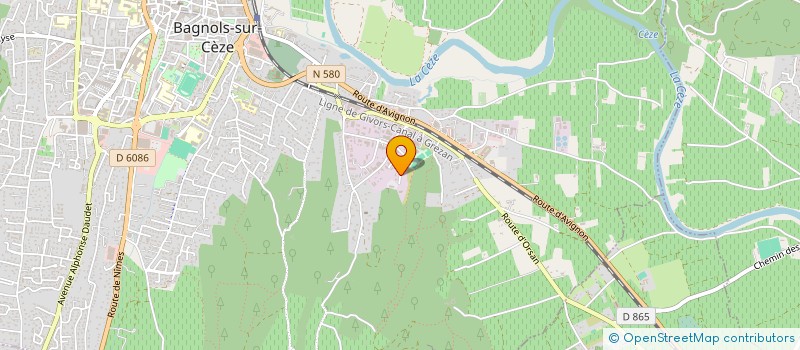 localisation de l'entreprise KAIROS FORMATION  BAGNOLS-SUR-CEZE