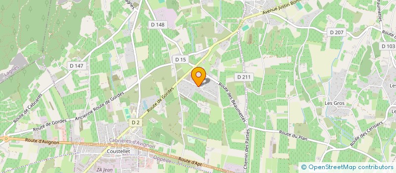 localisation de l'entreprise KAIROS HOLDING  CABRIERES-D'AVIGNON