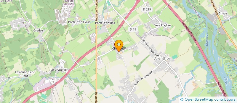 localisation de l'entreprise KAIROS'HOME  ARENTHON