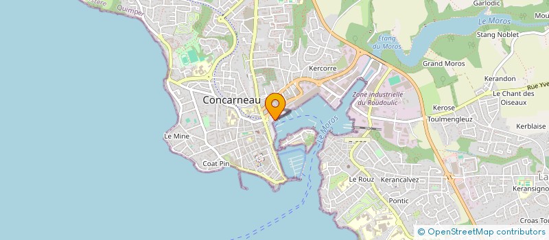 localisation de l'entreprise KAIROS MERCONCEPT  CONCARNEAU