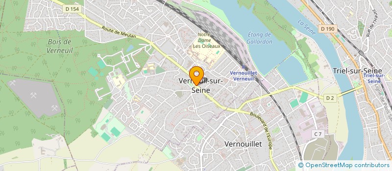 localisation de l'entreprise KAIROS PARTNERS  VERNEUIL-SUR-SEINE