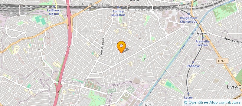 localisation de l'entreprise KAIROS - VERS UNE ETHIQUE EN SANTE à AULNAY-SOUS-BOIS