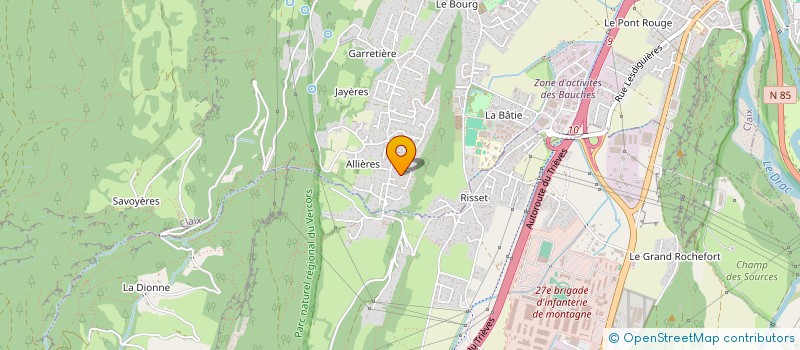 localisation de l'entreprise KAIROSTECH  CLAIX