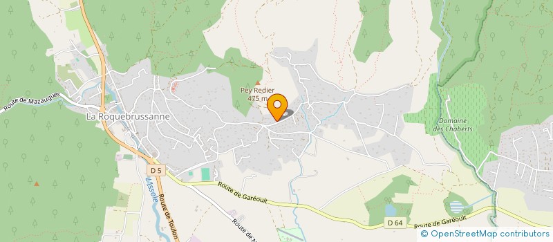 localisation de l'entreprise KAIS SCI  LA ROQUEBRUSSANNE