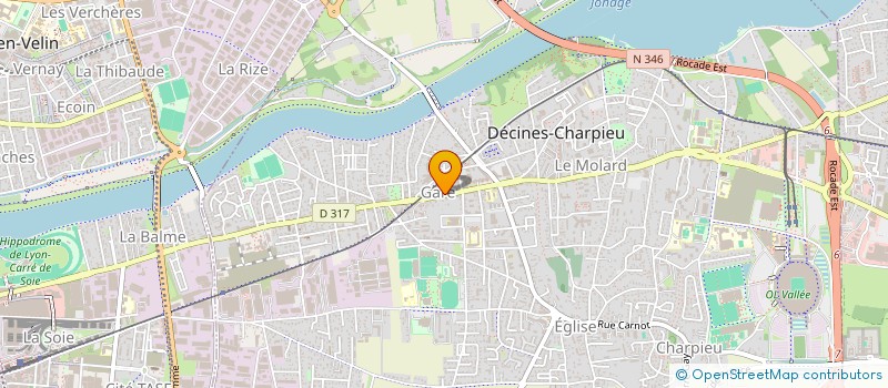 localisation de l'entreprise KAISA  DECINES-CHARPIEU