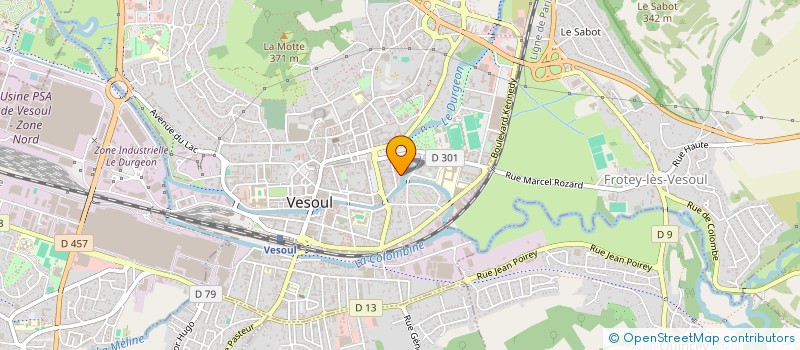 localisation de l'entreprise KAISER à VESOUL