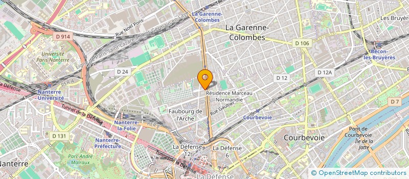 localisation de l'entreprise KAISHIN KAI à COURBEVOIE