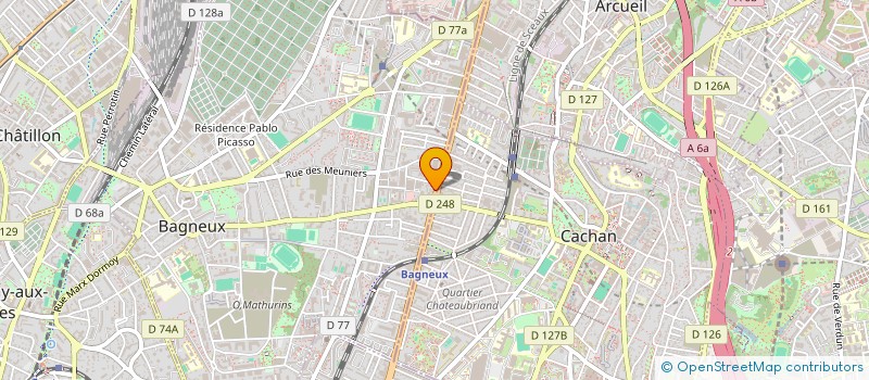localisation de l'entreprise KAISS à BAGNEUX
