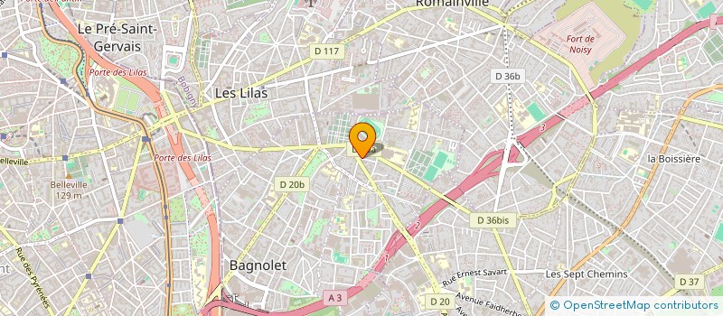 localisation de l'entreprise KAIWA à BAGNOLET