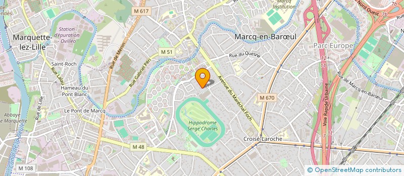 localisation de l'entreprise KAIWEN CONSULTING à MARCQ-EN-BARŒUL