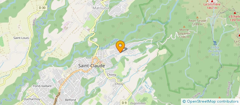 localisation de l'entreprise KAIYO à SAINT-CLAUDE