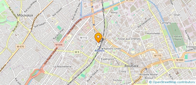 localisation de l'entreprise KAIZEN  ROUBAIX