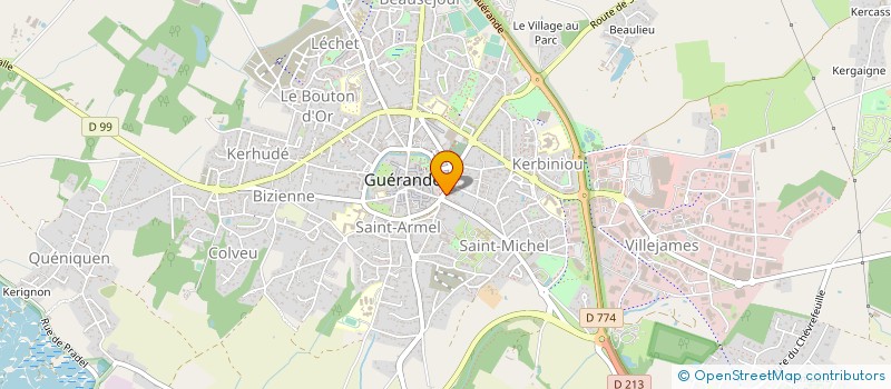 localisation de l'entreprise KAIZEN ARCHITECTURE à GUERANDE