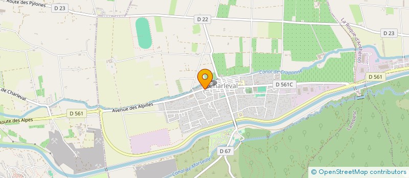 localisation de l'entreprise KAIZEN FIGHT  CHARLEVAL