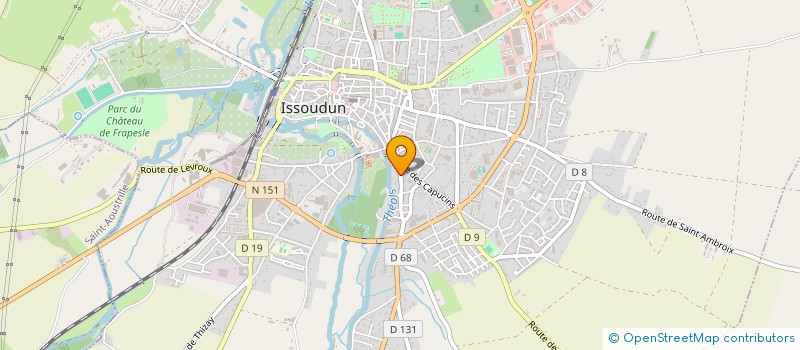 localisation de l'entreprise KAIZEN HOLDING à ISSOUDUN