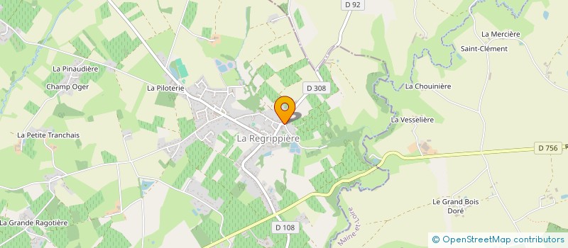 localisation de l'entreprise KAIZEN KARATE DO CLUB (KKDC)  LA REGRIPPIERE