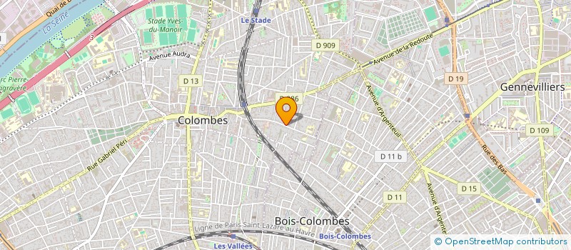 localisation de l'entreprise KAIZEN ORGANISATION à COLOMBES